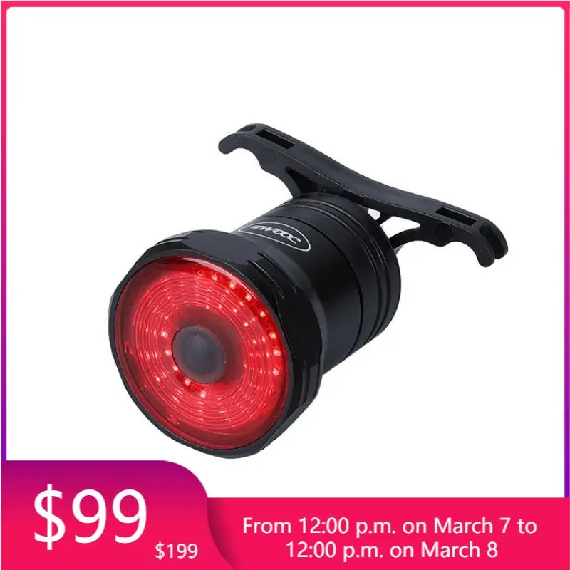 

STLF OEM Intelligent Brake Sensing Warning Tail Light with 6 Modes and IPX6 Waterproof for Bicycle Bike Light