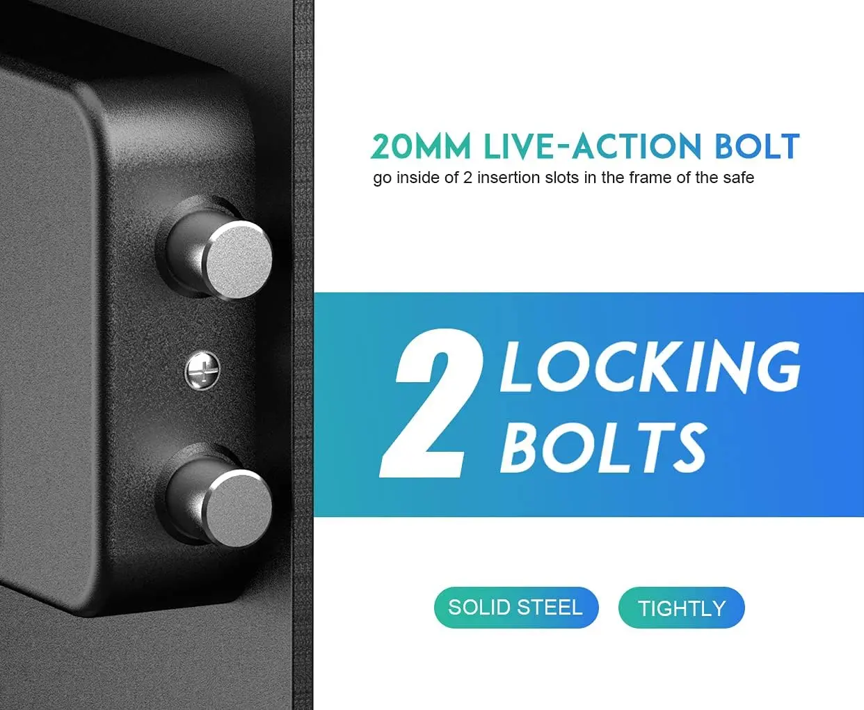 Deluxe Safe and Lock Box,Digital Keypad Safe Box,Steel Alloy Small Safes, Keypad Lock,Perfect for Home Office Hotel Business Jew