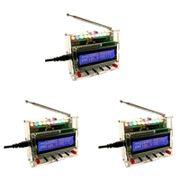 3X DIY DC 5V Digital Radio Kit Parts TDA5807 51 Single-Chip FM Digital Sound Machine STC89C52 Chip 87MHZ-108MHZ