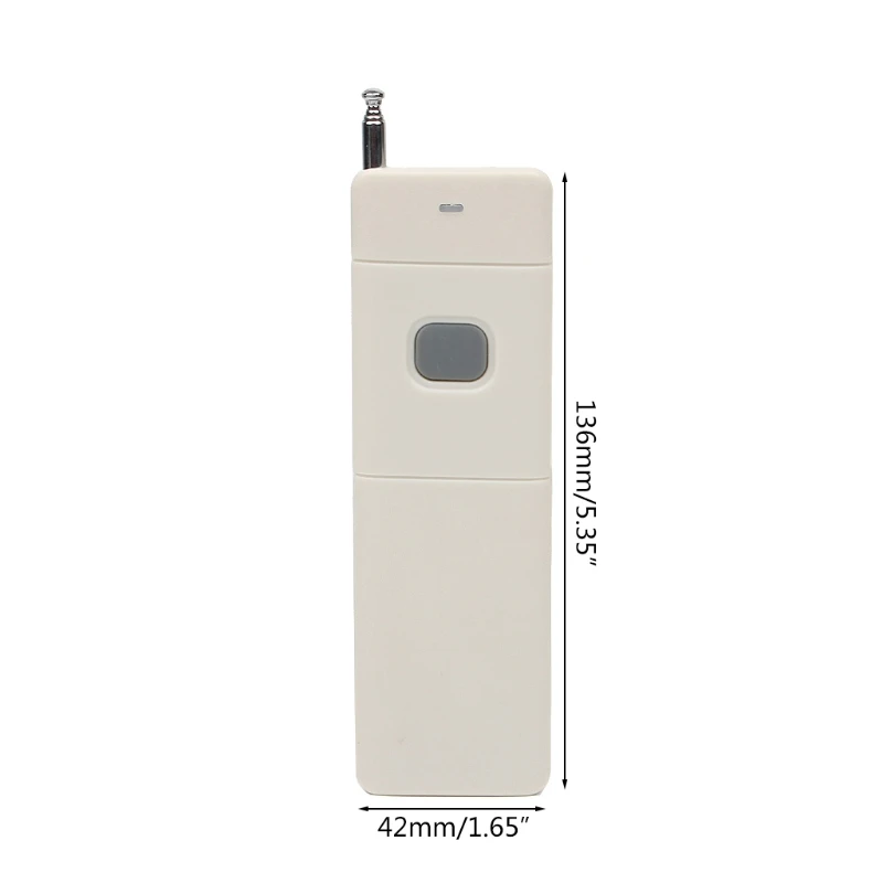 3000m Long Distance Range High Power 1/2/4/6/8/12CH RF Wireless Remote Control Transmitter 433 MHz Relay Switch light