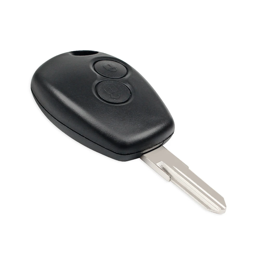 KEYYOU-2 Botão Remoto Chave Shell Case, Capa, Fob para Renault Megan, Modus, Clio, Modus, Kangoo, Logan, Sandero, espanador, Habitação de alarme de