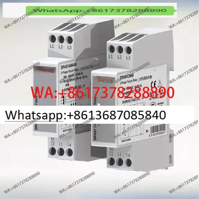 

Трехфазный монитор напряжения с реле контроля последовательности фаз DPA51CM44 380В