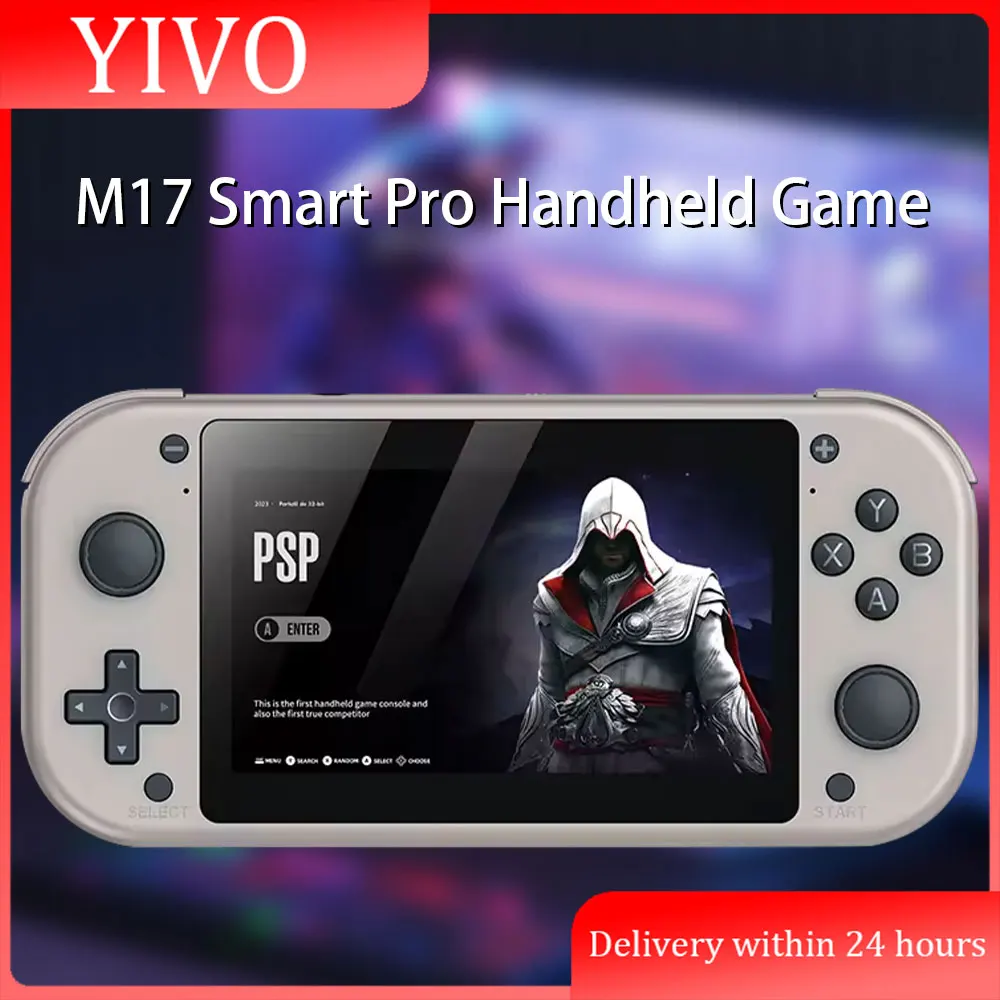 

M17 Ретро портативная игровая консоль с открытым исходным кодом Linux система 4,3-дюймовый IPS-экран портативный карманный видеоплеер 64 ГБ