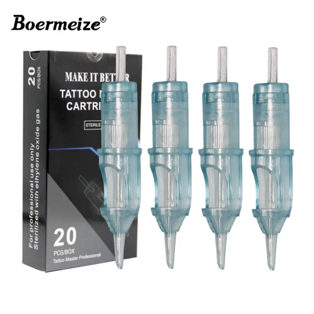 

20 шт., иглы для картриджей для татуировки, 1/3RL, одноразовые стерилизованные иглы для картриджей для тату-машины, аксессуары для ручек