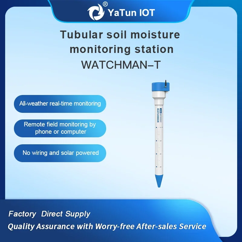 Automatic Solar Powered Soil Moisture Probe for Drip Irrigation Sprinkling Irrigation Farms Agricultural Soil Testing Kits