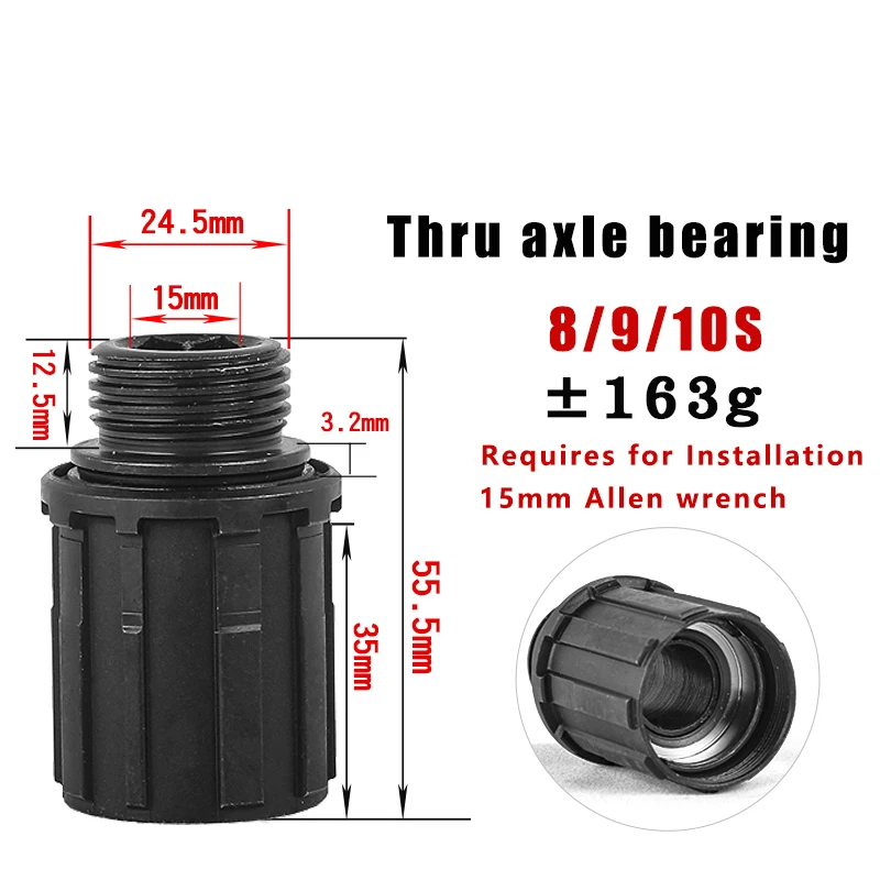 NOVATEC MTB Freehub Achternaaf Lichaam 8/9/10/11 speed Kit Kogellager Titanium Vrijloop body Weg Mountainbike Onderdelen