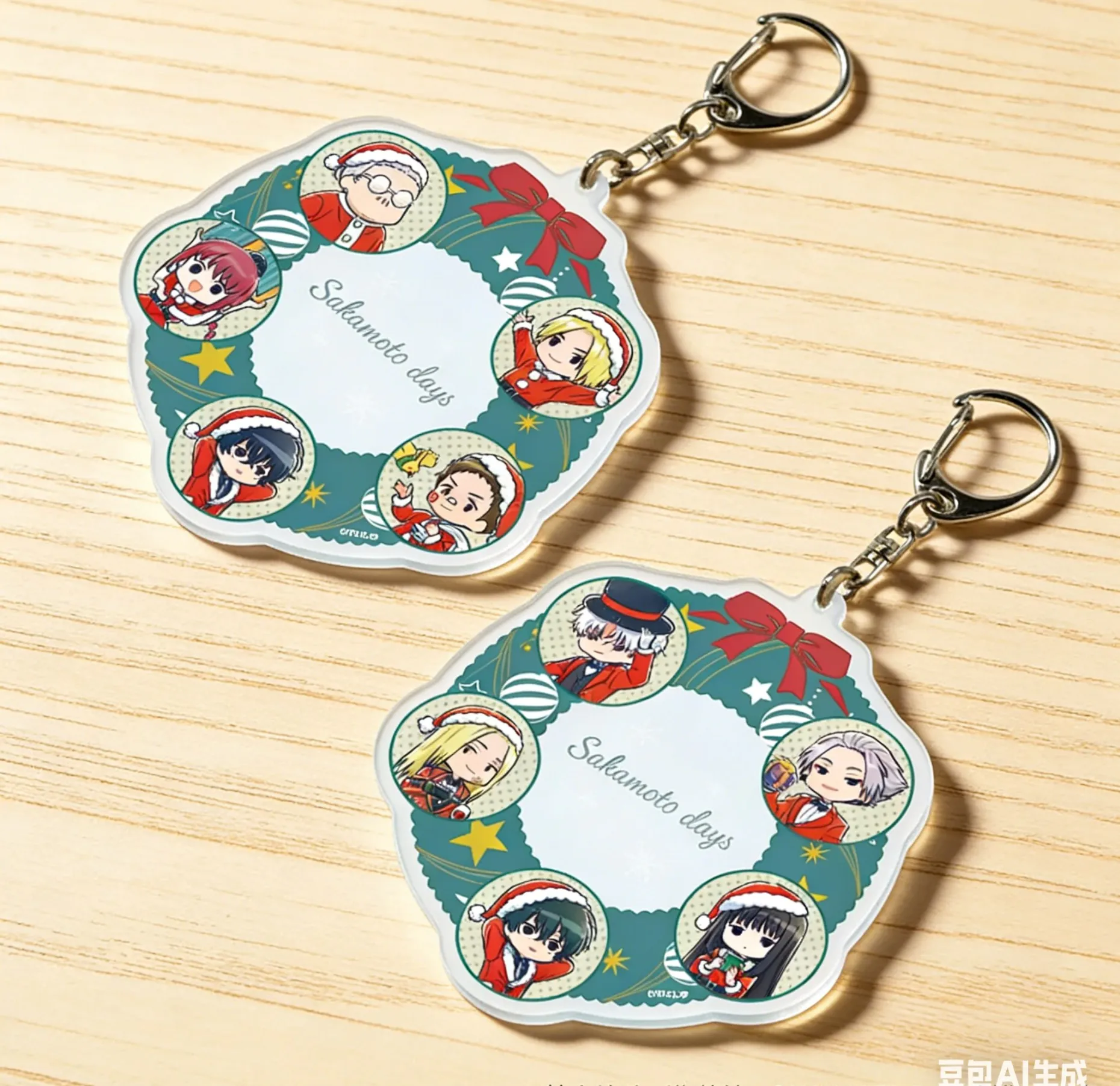 

SAKAMOTO DAYS Anime Acrylic Keychain Cartoon Diy Creative Homemade Bag Decoration Pendant Height 6Cm In stock