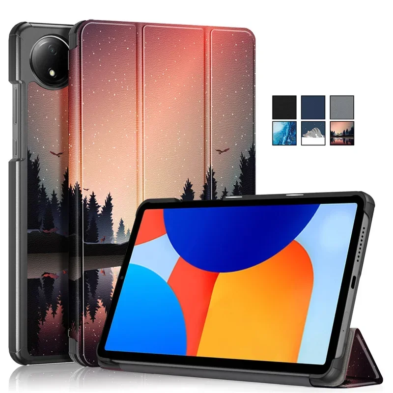 

Чехол для Xiaomi Redmi Pad SE 8,7, 2024, откидная подставка из искусственной кожи, магнитный смарт-чехол для Funda Redmi Pad SE 4G, чехол для планшета 8,7 дюйма