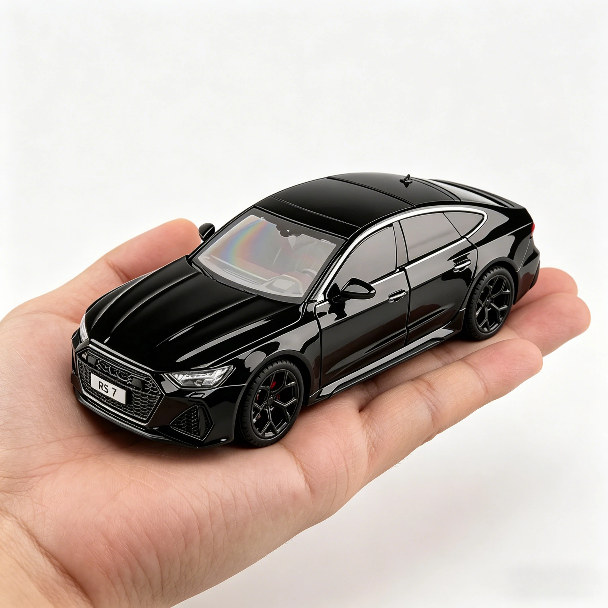 

1:24 RS7 Alloy Luxy Car Model Diecast Toy Vehicle Metal Toy Car Model High Simulation Sound Light Collection Childrens Toy Gifts