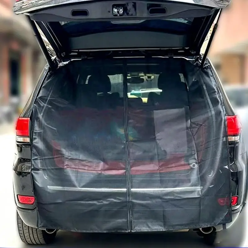 M76E Mehrzweck-Magnet-Heckklappengitter für Autos. Premium-Netz verhindert Insekten und ermöglicht Belüftung, für – Detail 2