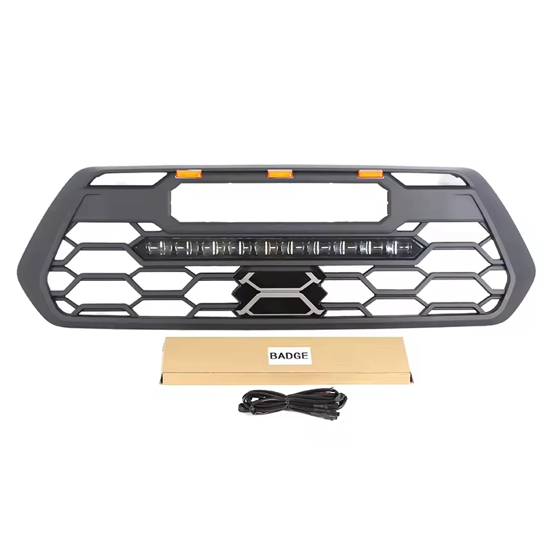

Auto Front Grille For Toyota Tacoma 2016 2017 2018 2019 2020 2021 2022 2023 Car Bumper Grille Replacement Matte Black Grille