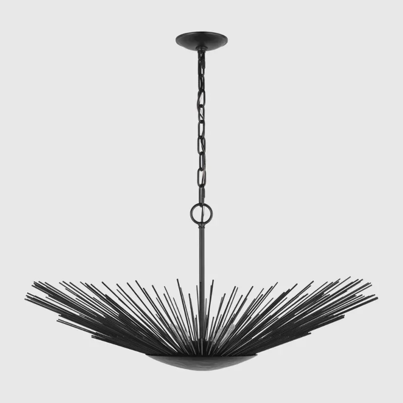 

GHEUVNJ Creative designer chandelier American French minimalist, atmospheric, retro art, personalized restaurant, bedroom, livi