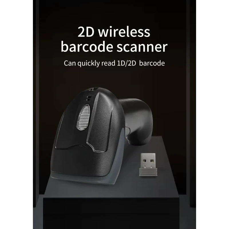 Handheld USB Barcode Scanner Gun for Inventory Management