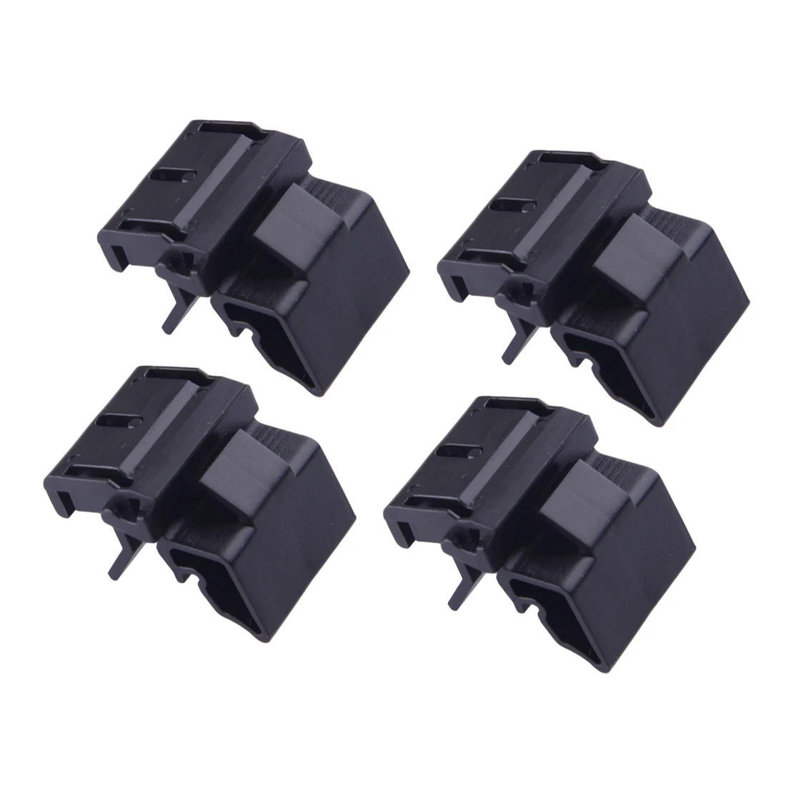 1472872-00-B 4Pcs Car Front Bumper Box Buckle Hood Trunk Clip Black ABS fit for Tesla Model Y 2020 2021