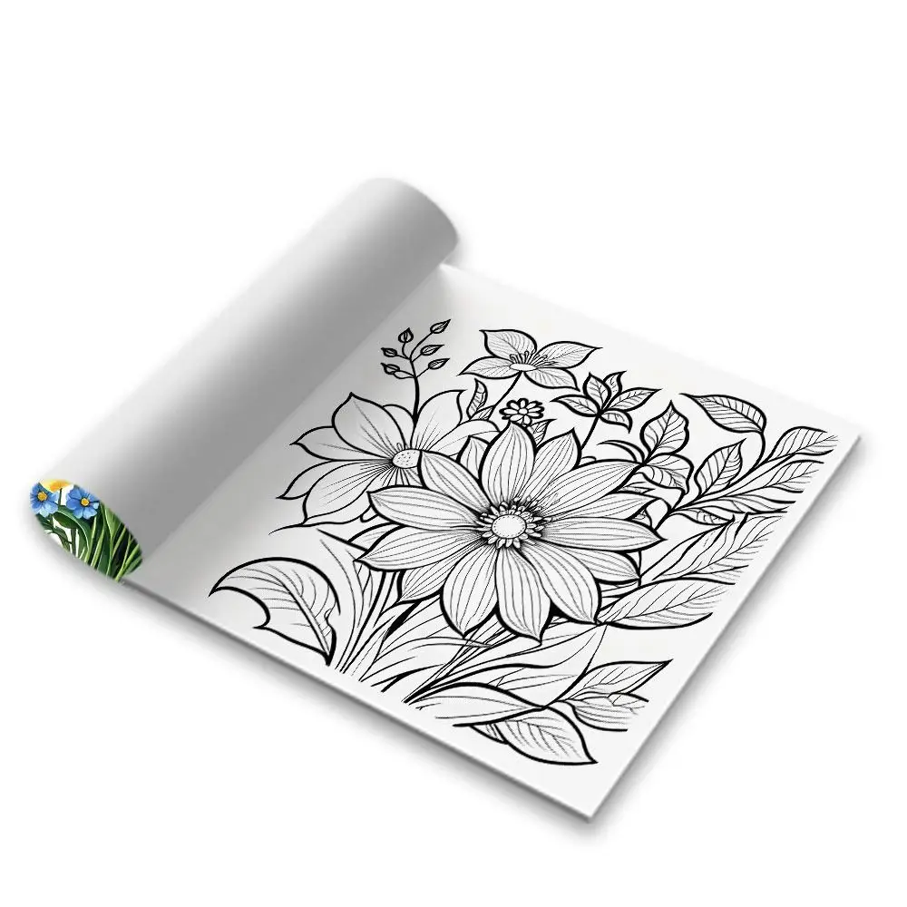 Livro de colorir criativo dos desenhos animados pintura educacional presente graffiti pintura livro alívio do estresse bolso para adultos e adolescentes