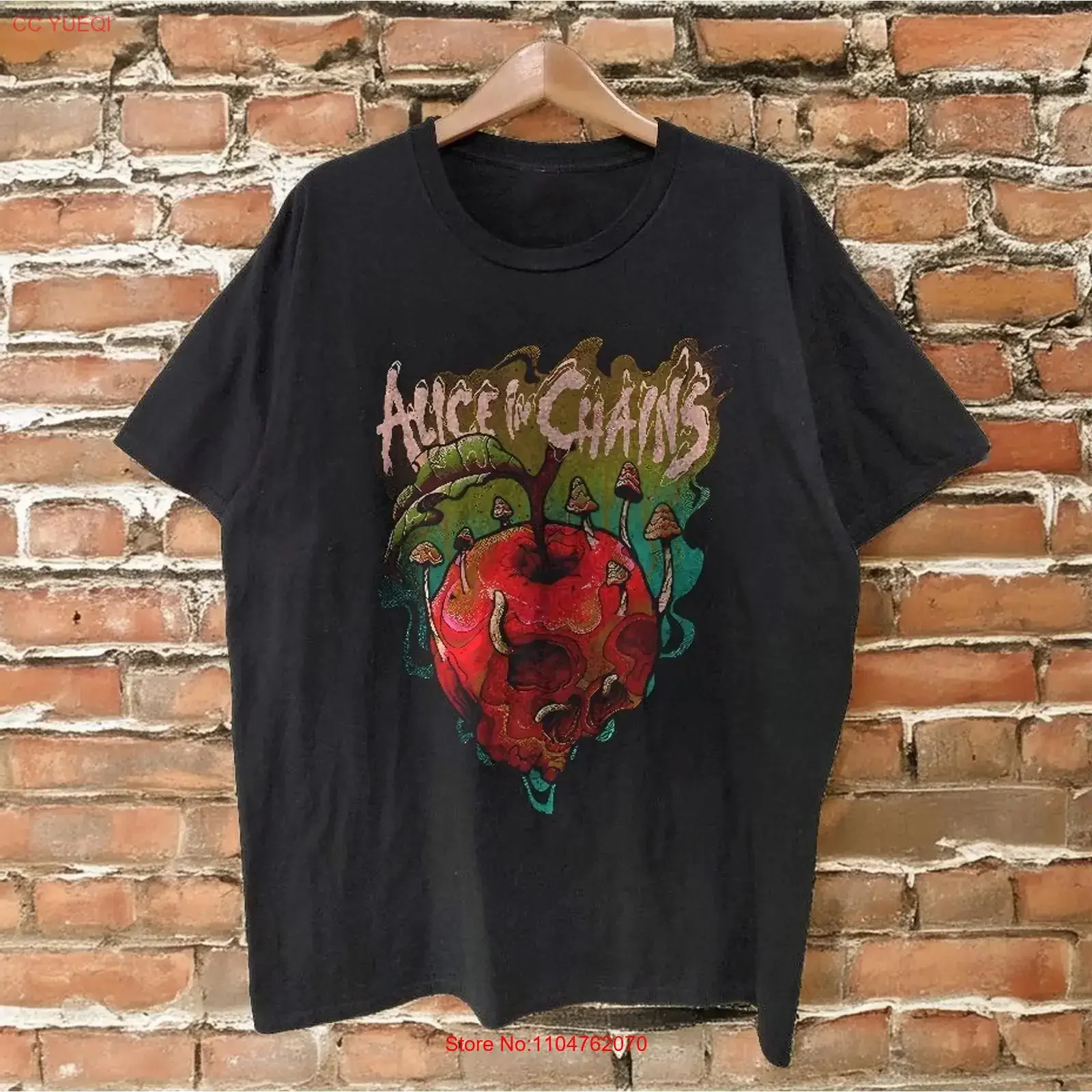NEW Trippy Rotten Alice in Chains T shirt Black Size S 5XL long or short sleeves vintage Washed Casual Breathable graphic