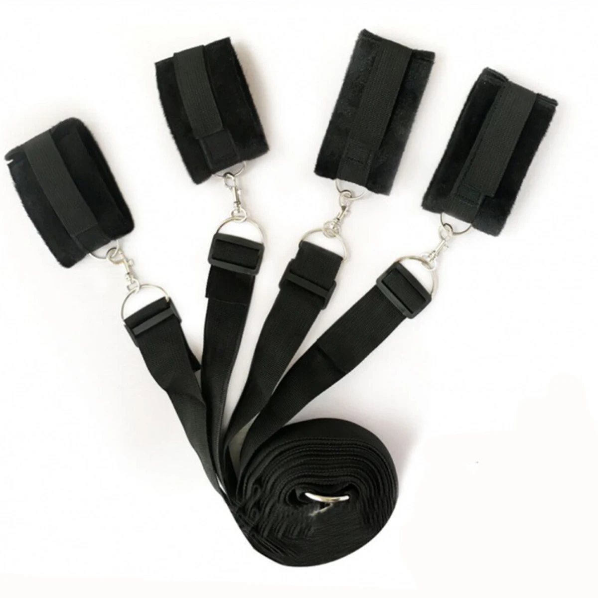 BDSM Bed Restraint Female Handcuff Sex Toy Adult Bed Game Ankle Cuff Couple Erotic Bedding Strap SM Slave Bondage Women Restrain - Image 4