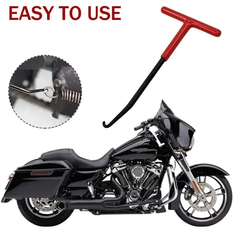 

1pc Motorcycle Exhaust Spring Hook Universal T Shaped Handle Exhaust Pipe Spring Puller Installer Hooks Removal Repair Tool