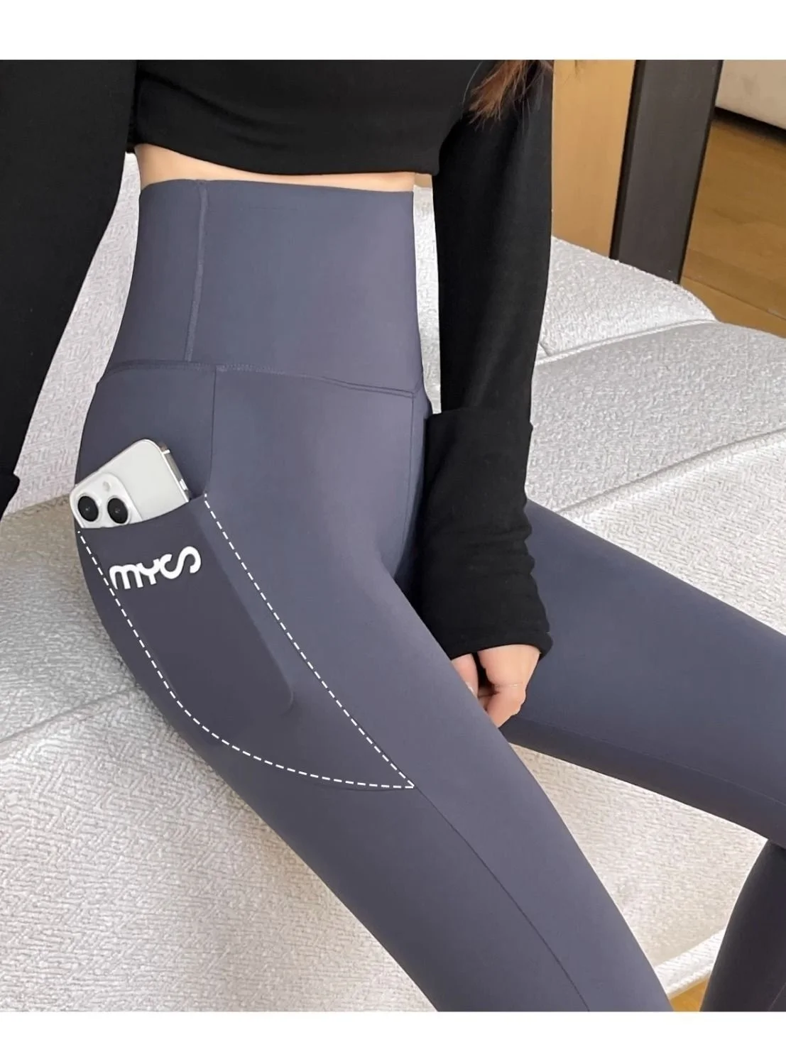 요가 팬츠 브라운 여성용 하이웨이스트 푸쉬업 피트니스 레깅스 심리스 복숭아힙 운동 타이트 스포츠웨어 뱃살보정 여성용