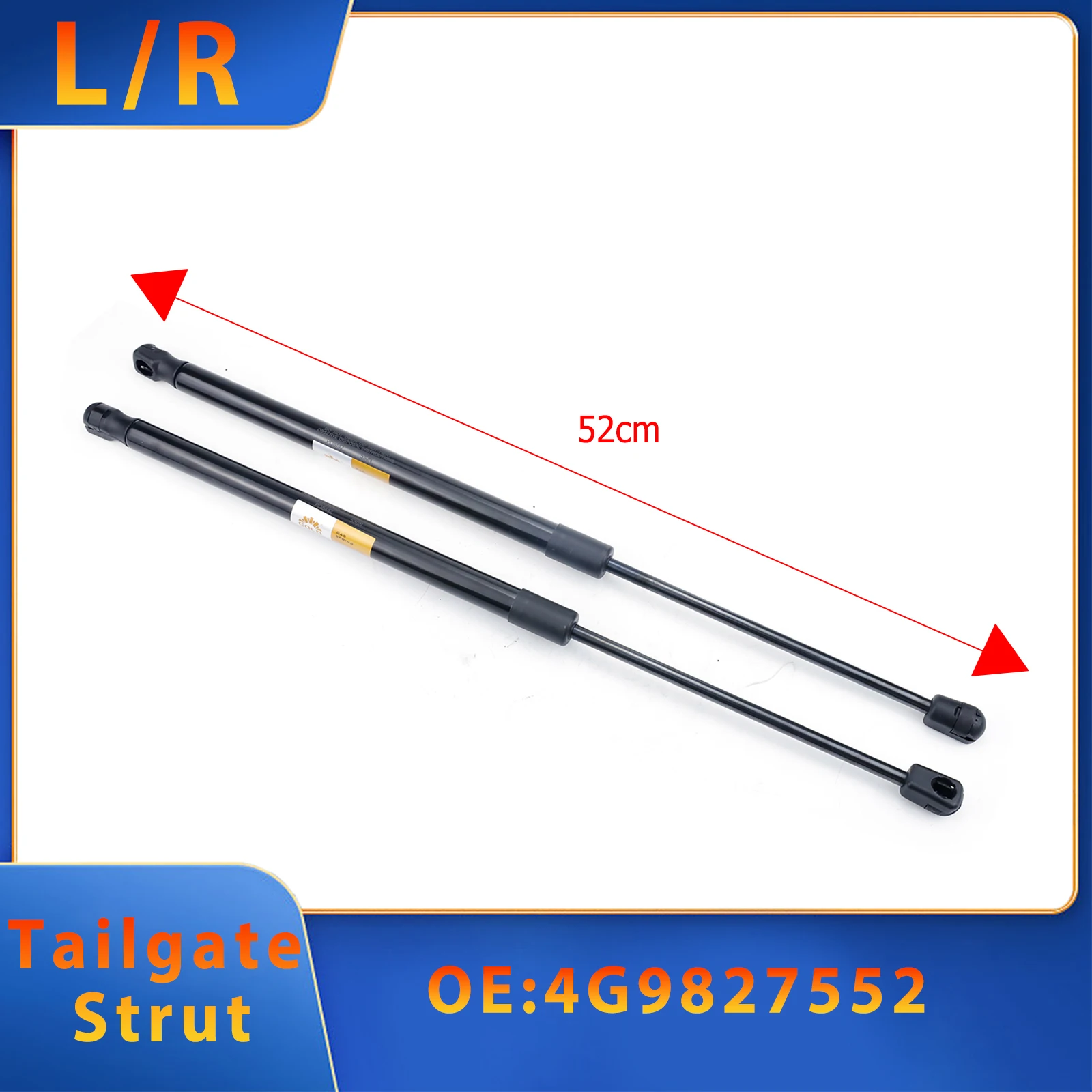 

2PCS Tailgate Gas Spring Strut For AUDI A6 Allroad Avant C7(4G) 2015-2019 1.8/2.0/3.0T RS6 Avant C7(4G) 2014-2020 4.0T 4G9827552