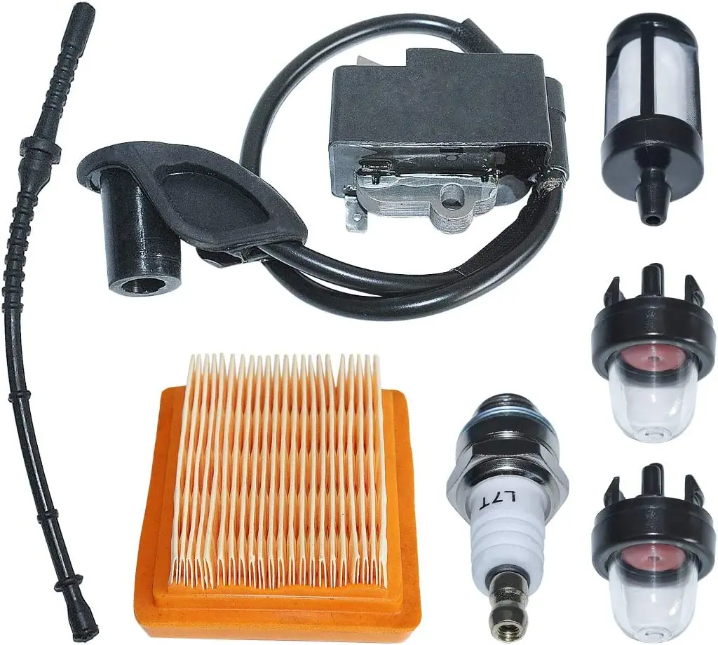 Filtre à Air pour bobine d'allumage, Kit de filtre à carburant pour Stihl FS120 FS200 FS020 FS202 FS250 FS300 FS350