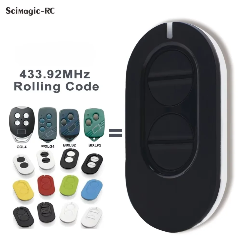 For Entrematic 433MHz Rolling Code Garage Remote Control Gol4 BIXLG4 BIXLP2 BIXLS2 ZEN 2 ZEN4 ZEN2W ZEN4W for Slide Gate
