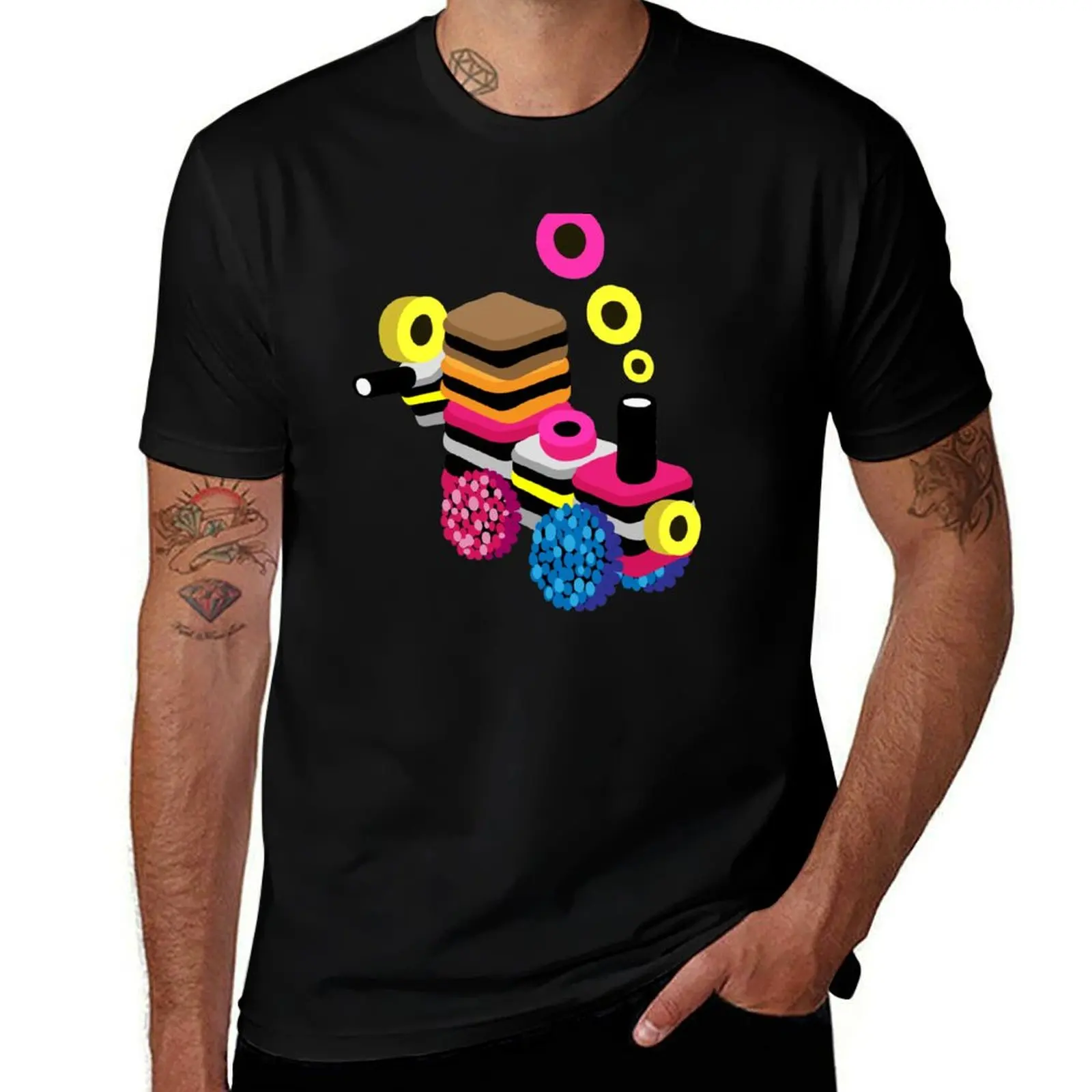 

Liquorice Allsorts Train T-Shirt man t shirt cotton graphic t shirts for man t shirts cotton 100% T-Shirt