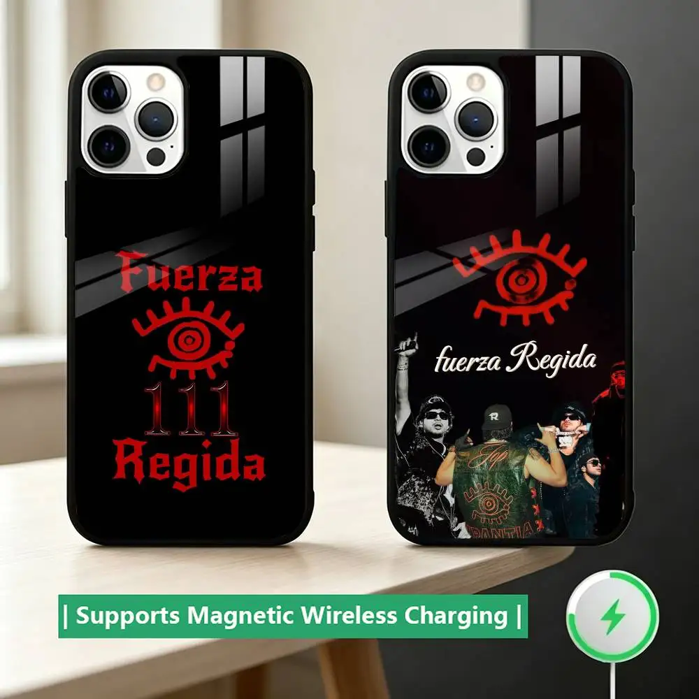 

111xpantia F-Fuerza Regida Phone Case For iPhone17,16,15,14,13,12,11 Plus,Pro Compatible with magnetic wireless charging