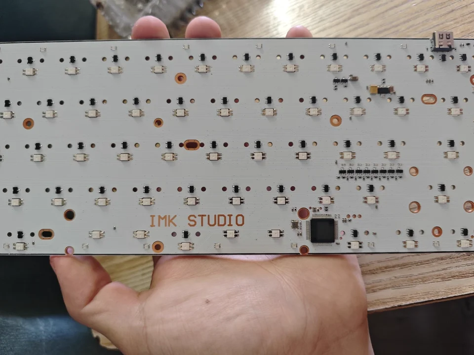 Wooting60 Daily Sev2 Keyboard PCB IMKColour61v2 Magnetic Axis PCB Kit High Brightness Light Space 5 Light Bottom Light 25 Pieces