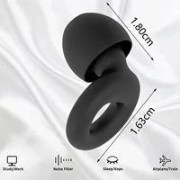 Bouchons d'oreilles silencieux pour la réduction du bruit – Protection auditive super douce et réutilisable pour le sommeil, la natation, le travail, 8 embouts d'oreille en tailles XS/S/M/L 3
