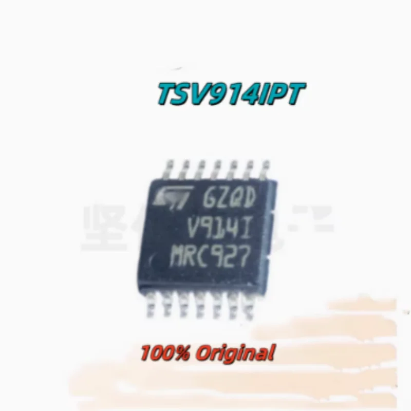 10PCS TSV914IPT TSU104IPT TSX564IPT Quad Channel Op-Amp TSSOP-14 Rail-to-Rail Low Power Precision Operational Amplifier  IC New