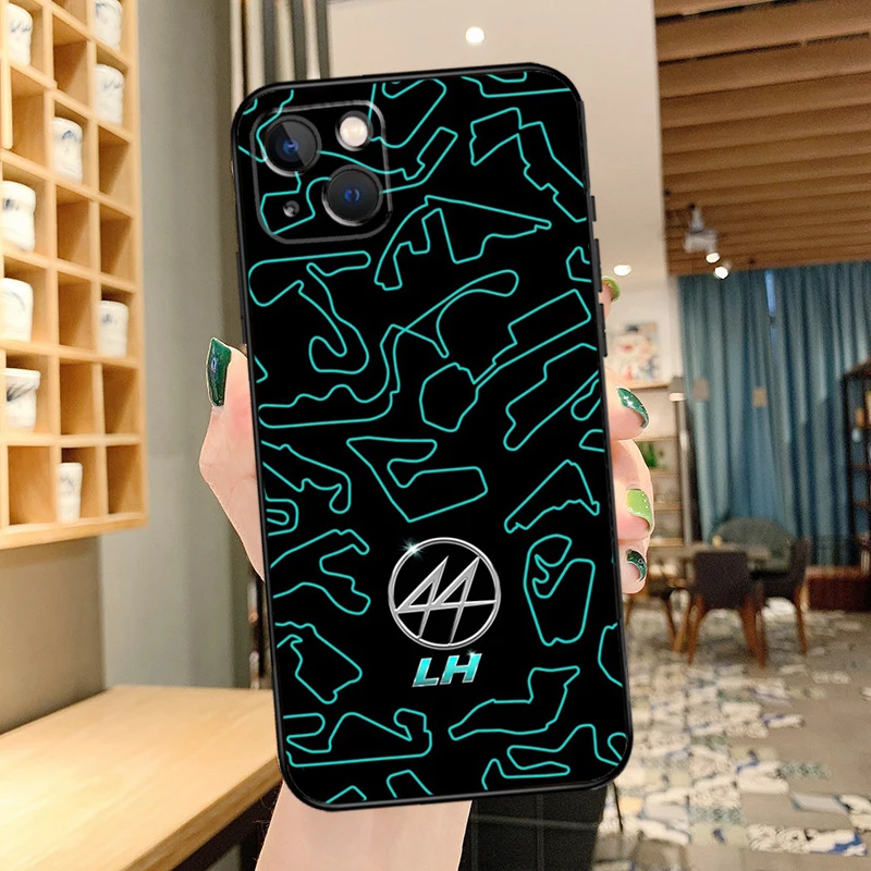F1 Lewis เคสโทรศัพท์ HAMILTON 44สำหรับ iPhone 13 12 11 14 15 PRO MAX XS x XR 8 7 plus SE 2020 12 13 MINI ฝาหลัง