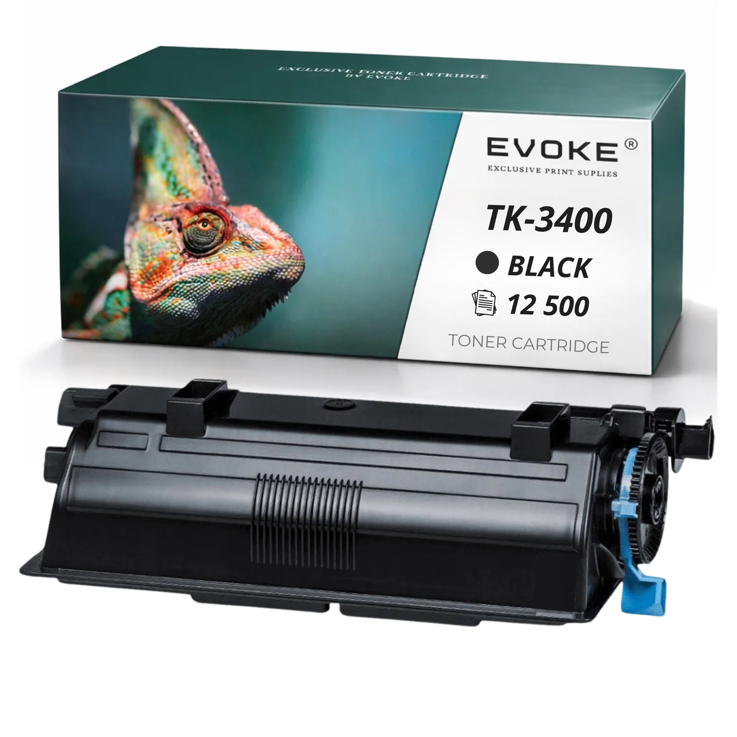 Evoke Compatibele Toner voor Kyocera Tk3400 Tk-3400 1T0C0Y0Nl0 Zwart 12500 Pagina's Ecosys Ma4500Fx Ma4500Ifx Ma4500Ix Ma4500X