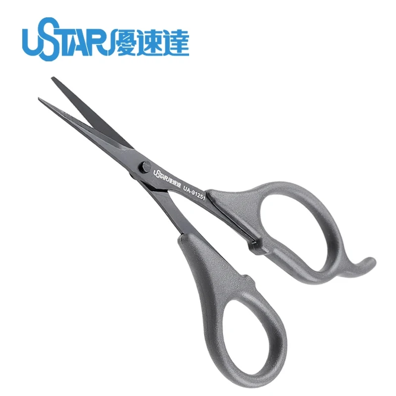 U-STAR UA-91251 High Precision Modeling Scissors for Model Decals Water Sticker Photo-Etched Parts Model Making Special Tools