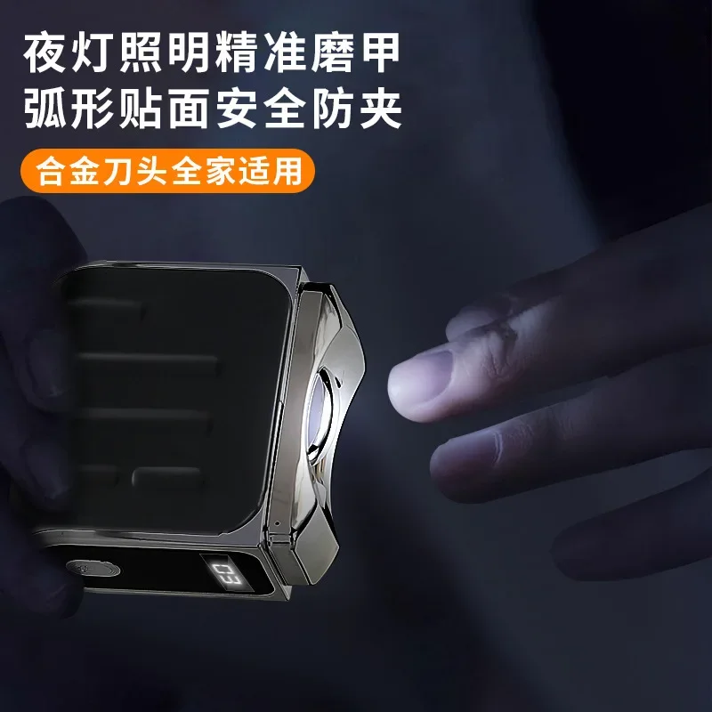 電動爪切りトリマー爪研削自動爪切り中高年向け自動ベビー爪グラインダー