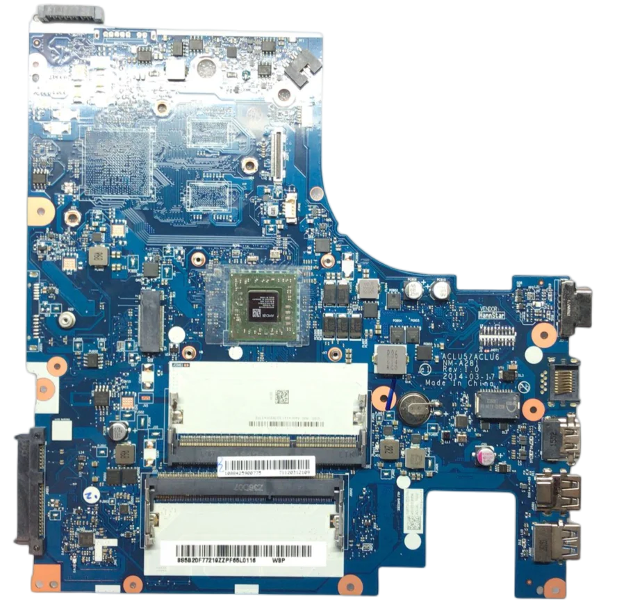 NM-A281 Mainboard.For Lenovo G50-45 Laptop Motherboard .ACLU5/ACLU6 with E1/E2/A4/A6/A8 CPU. DDR3L PC3L Motherboard 100% test OK