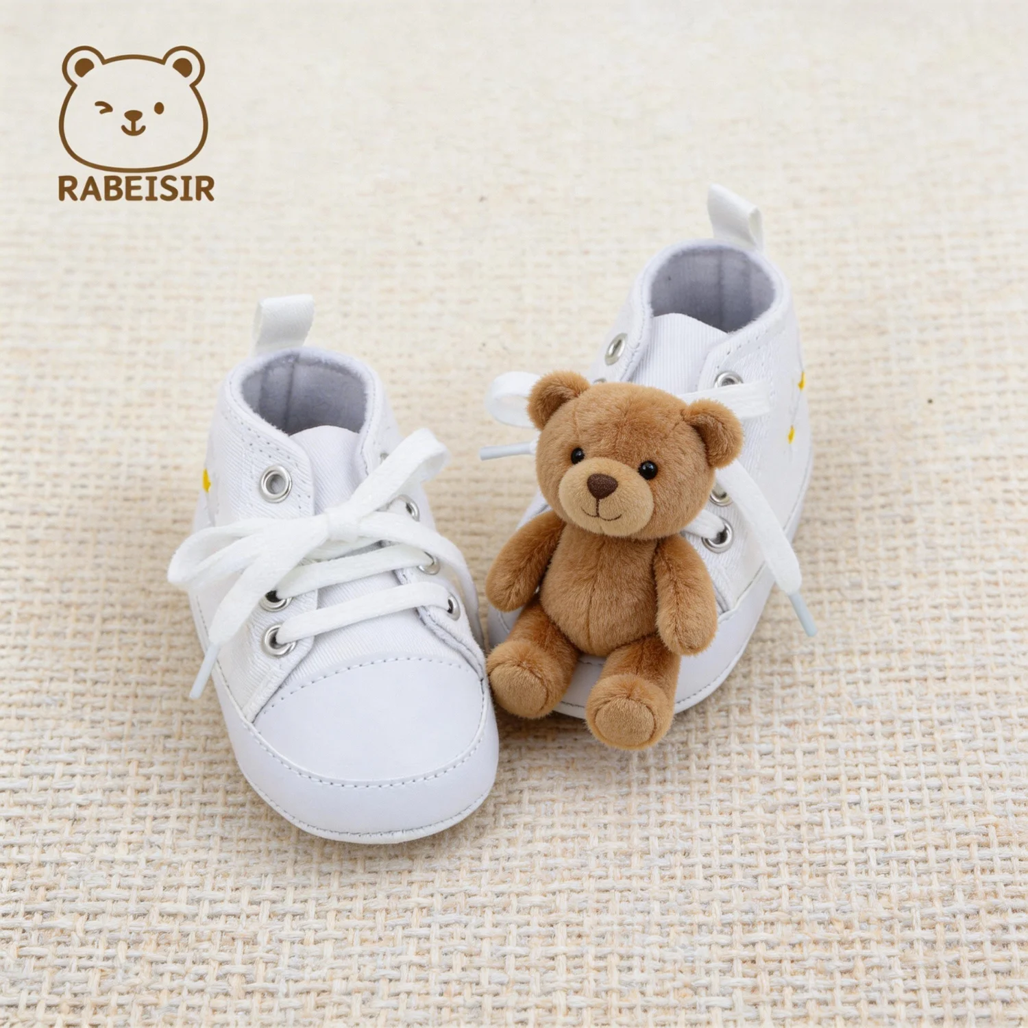 Trendy Cute Embroidered Daisy Sneakers For Baby Girls, Lightweight Non Slip Shoes For Indoor Outdoor Walking, All Seasons