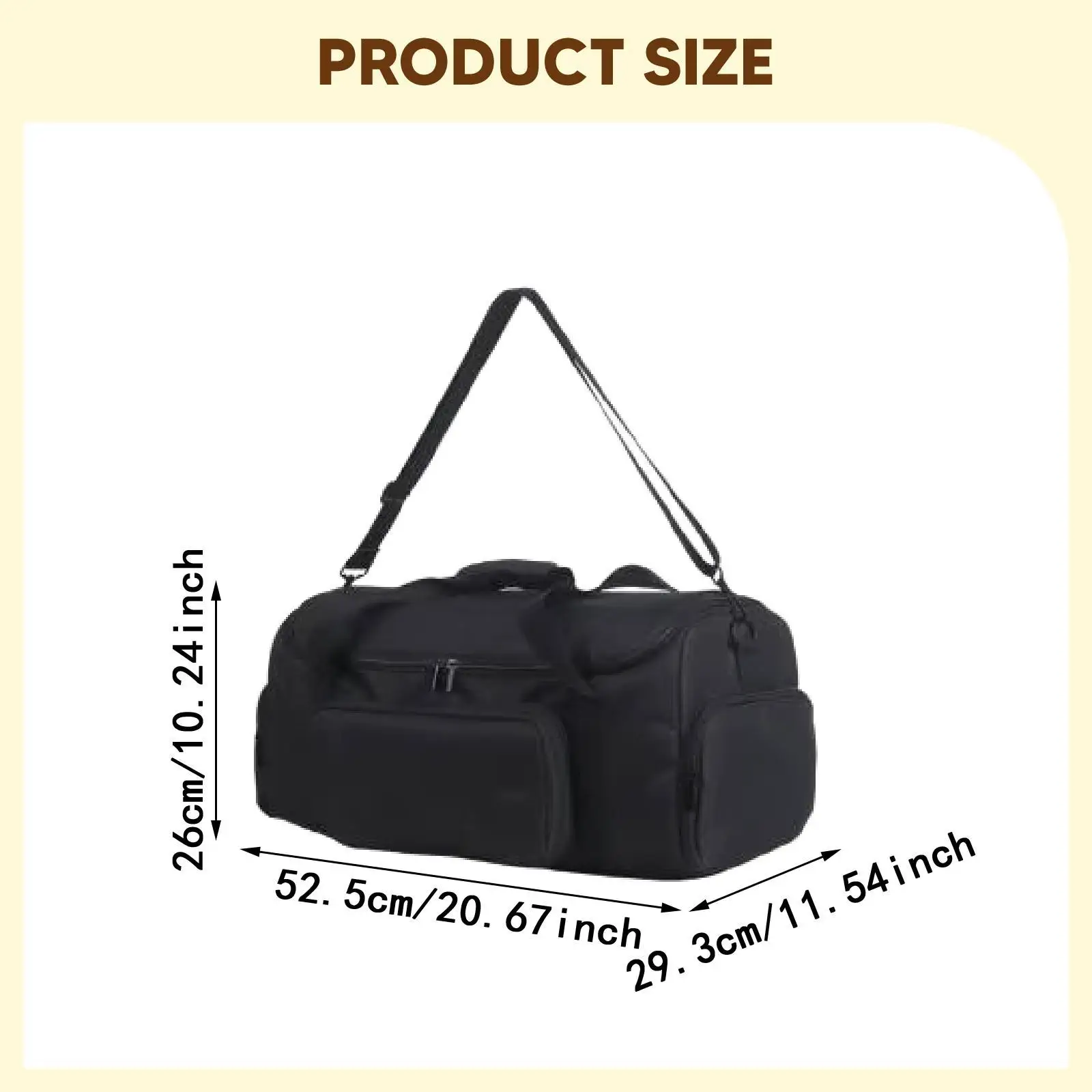 Портативная сумка для хранения динамиков BT, сумка-органайзер для переноски динамика, сумка для кемпинга с регулируемым плечевым ремнем для Partybox on The Goes