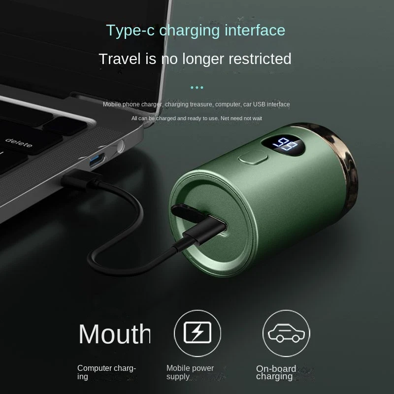 USB 전원 디스플레이, 60분 배터리 수명, 방수 면도기, 가정용 자동차 휴대용 면도기, 면도기를 갖춘 남성용 미니 전기 면도기