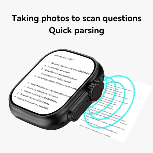 Imagen 2 del producto Microwear Ultra Ai3 Smartwatch 5G 180 °   Cámara giratoria Google Play GPS WIFI Pantalla Amoled HD de 2,2 pulgadas 4G que llama el reloj inteligente para hombres