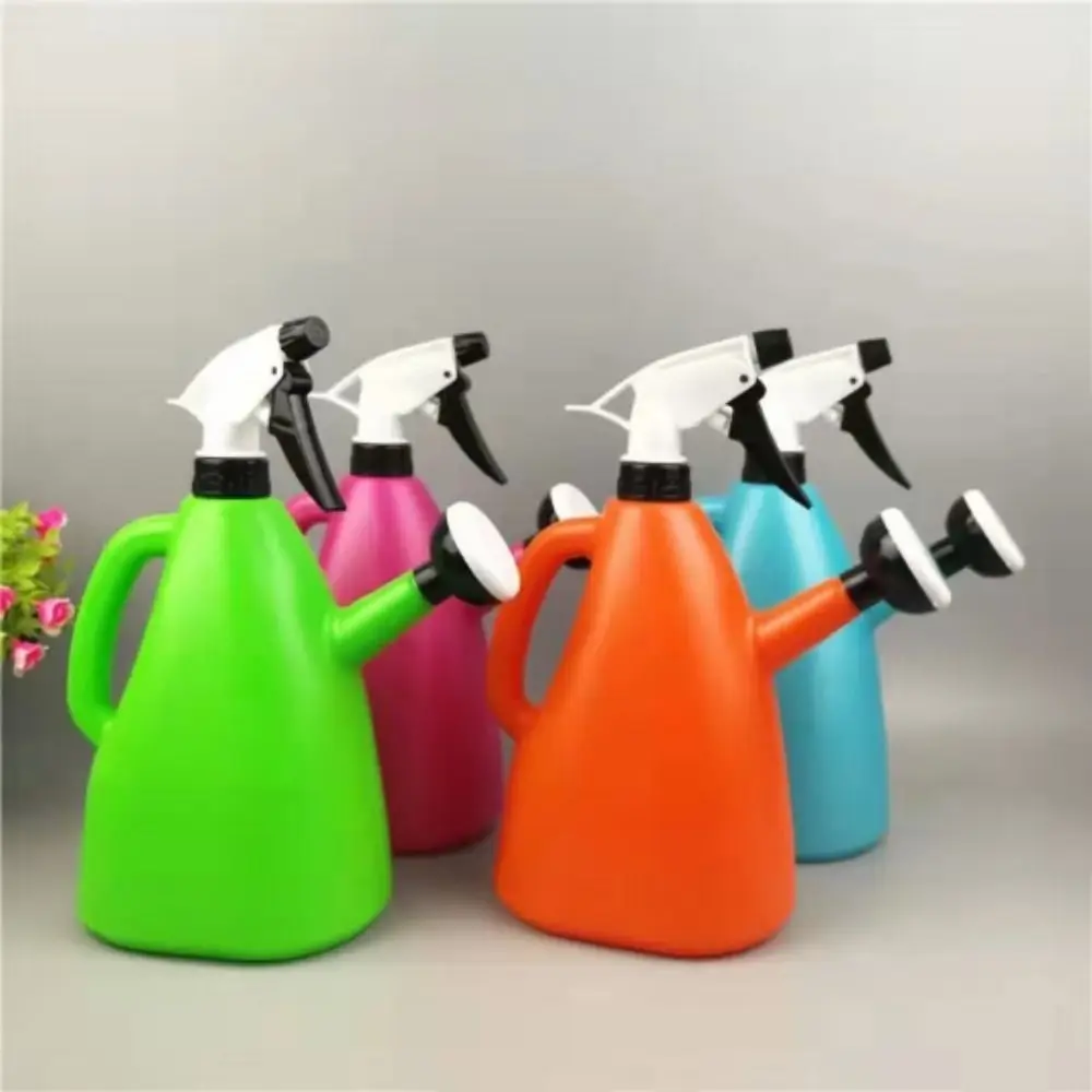 2 In 1 Watering Can Pot Garden Plants Plastic Pressure Spray Water Kettle Adjustable Indoor Flower Sprayer Watering Tool