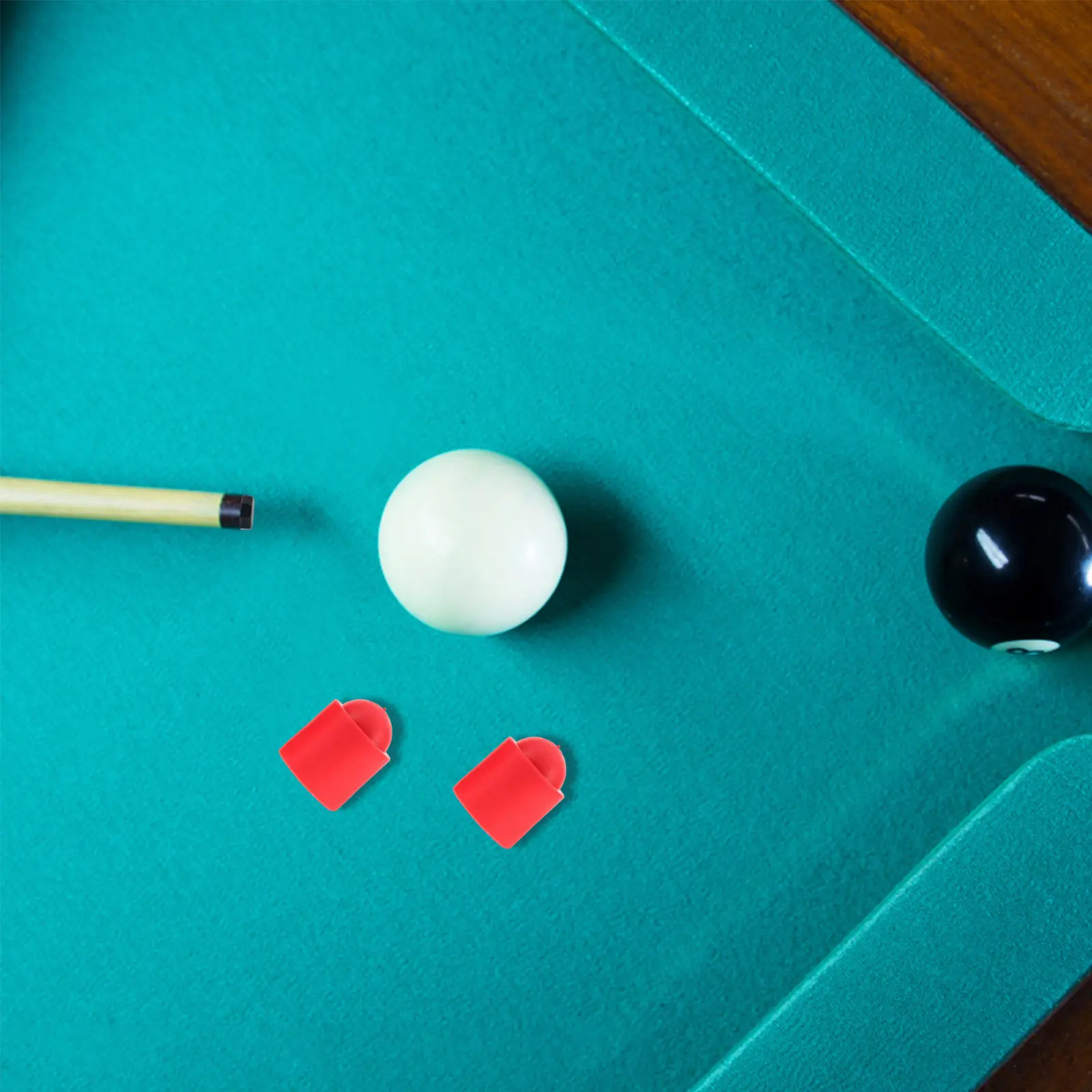 

10Pcs Billiard Cue Stick Tail Protector Rubber Sleeve Pool Stick Cover Bottom Plug Anti-Dent Protective Accessories