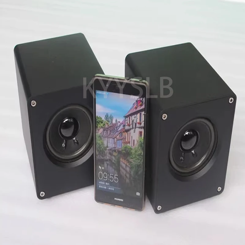 KYYSLB 3인치 알루미늄 합금 풀 레인지 스피커, 전체 알루미늄 쉘, 컴퓨터 스피커, HIFI 스피커, A3