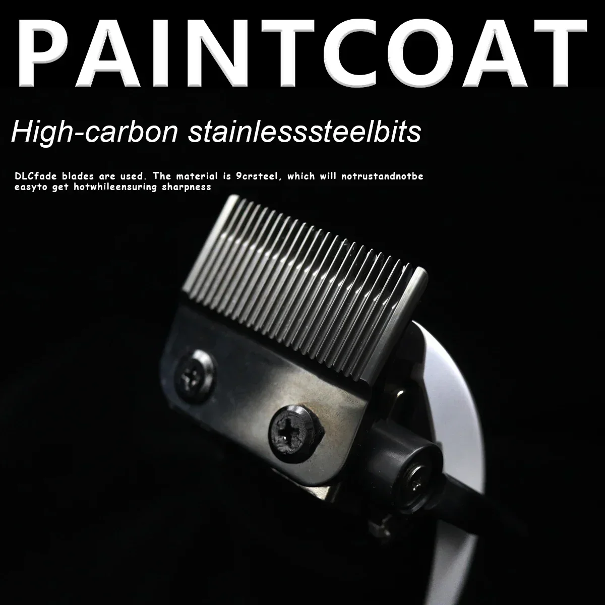 Professional Electric Hair Clipper 8800RPM High Speed Motor Additional Replacement White Cover Hair Trimmer 4500mAh DLC Blade