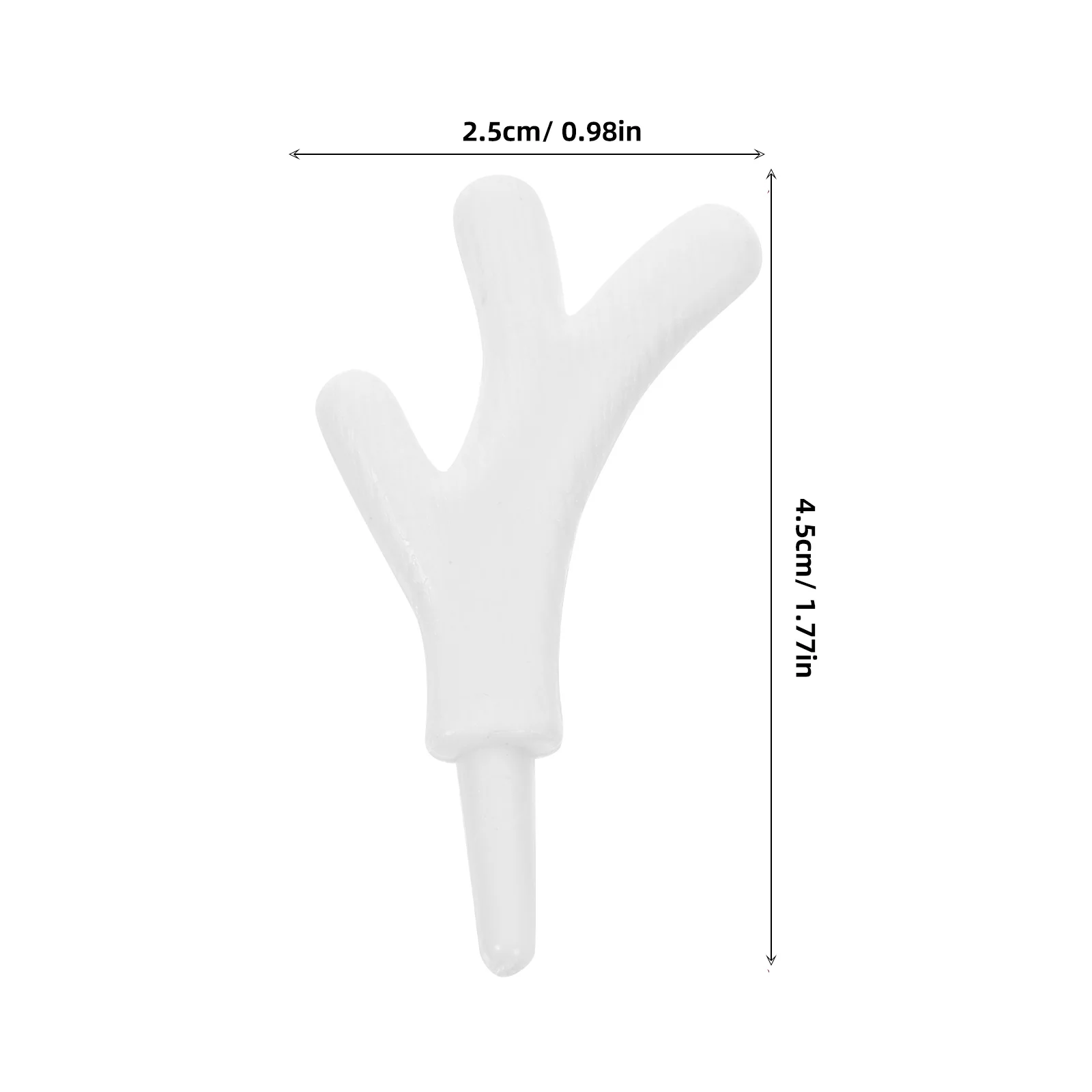 100 قطعة قرون الغزلان البلاستيكية عيد الميلاد الرنة القرن أبيض اللون 3 3x2 5 سنتيمتر Crafts بها بنفسك الحرف Headb اكسسوارات خفيفة الوزن غير قابلة للكسر #6