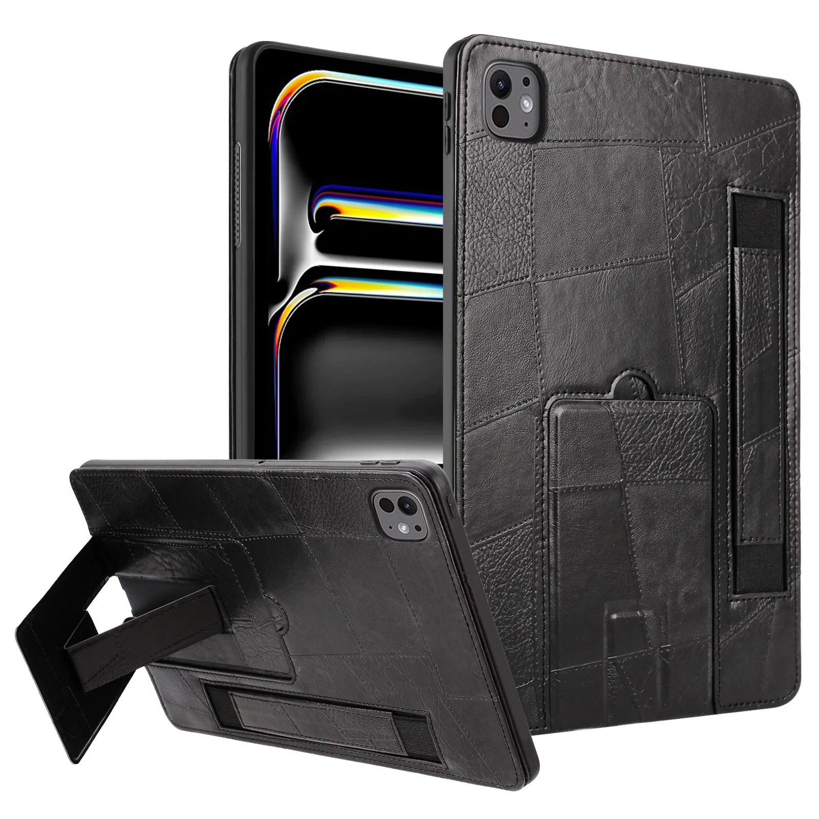 Case For iPad Air Pro Mini 12 11 10 9 8 7 Gen 2026 2025 A16 12.9 13 Leather Stand Cases 3 4 5 6 9.7 10.2 10.5 10.9 inch Cover