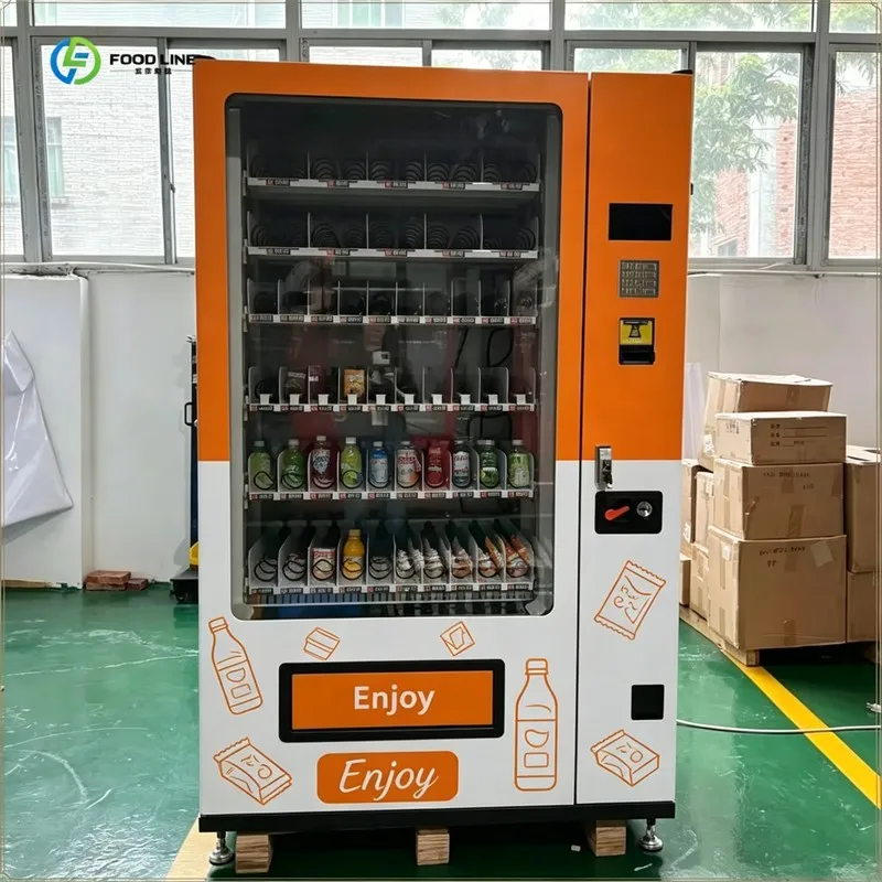Drink Vending Machine Wholesale Network Enabled Xy Axis Vending Machine for Indoor Commercial Daily Use FL Customized