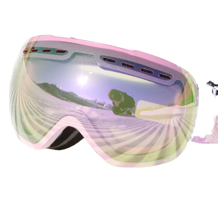 Ski goggles for women, myopia glasses, double layer, anti-fog, protective glasses, new favorite color, g884