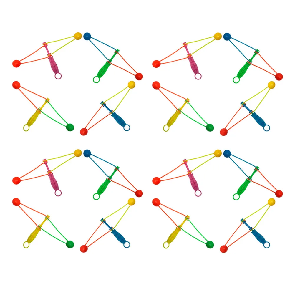 25 Pcs Mini Hand Cranked Bumper Ball Kids Toys Noise Maker Casual Noisemakers