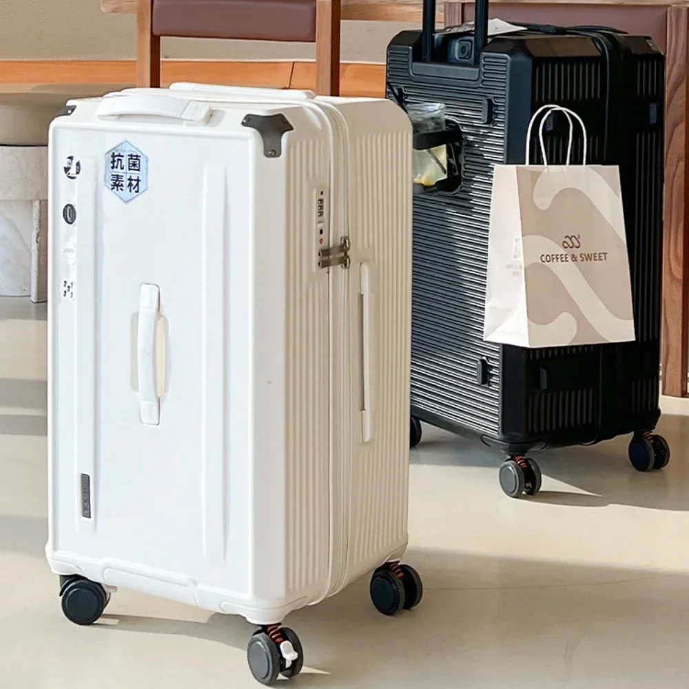 Luggage Box Universal Wheels Thickened Trolley Box Travel Box Women Men Zipper Design Trunk Travel Suitcase 22 26 28 30 32 Inch